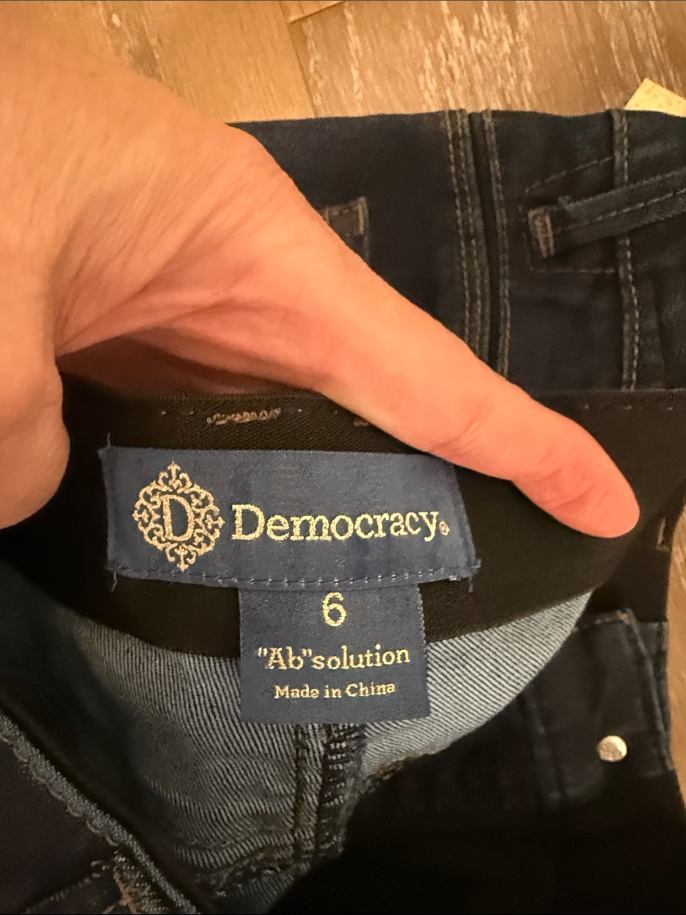 Democracy Modern High Rise Skinny Jeans Slimming Panels - Picture 4 of 15